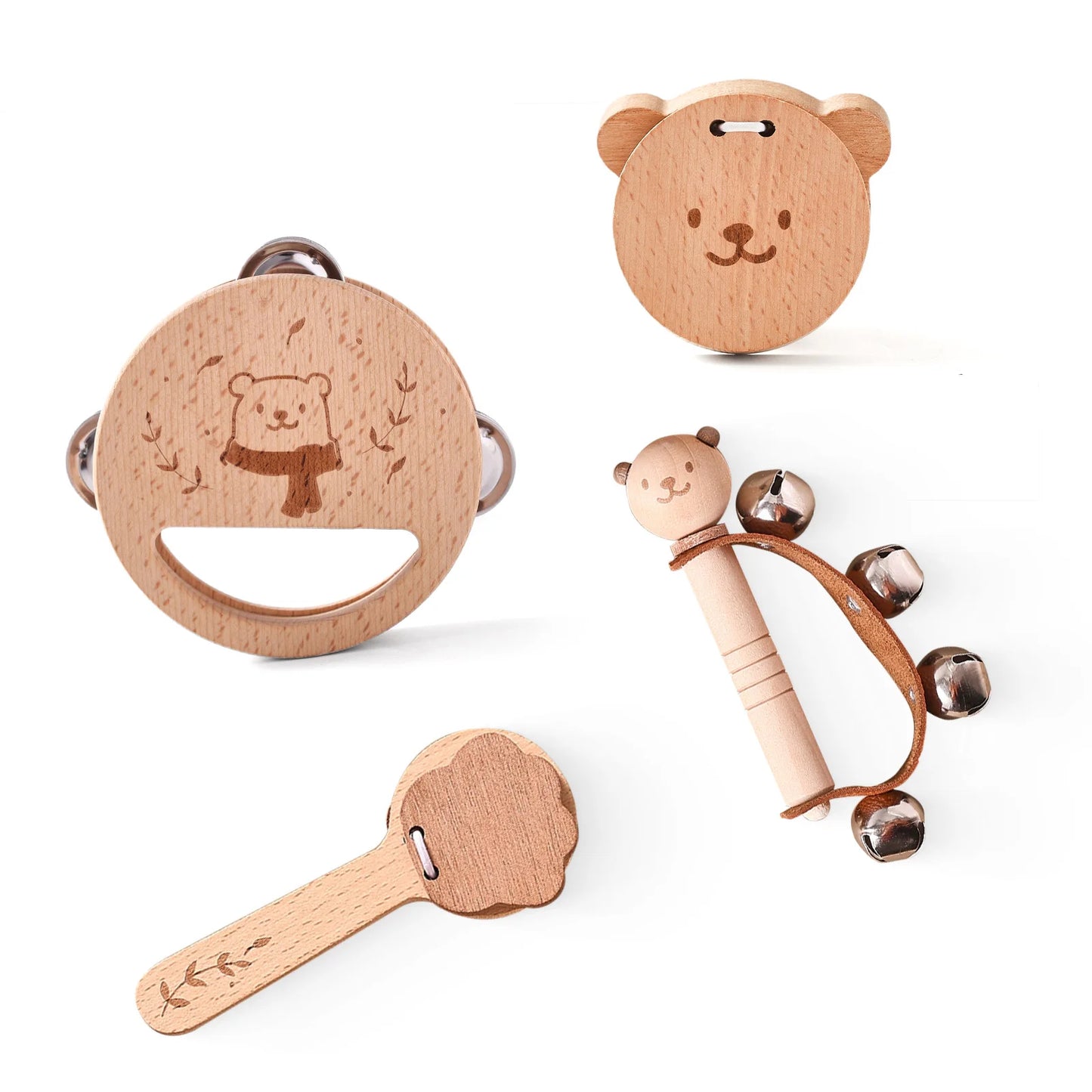 Wooden Baby Musical Instrument Sets – Montessori Rhythm Toys