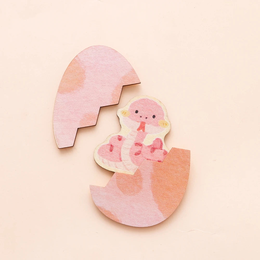 Montessori Wooden Animal & Vehicle Puzzle Set