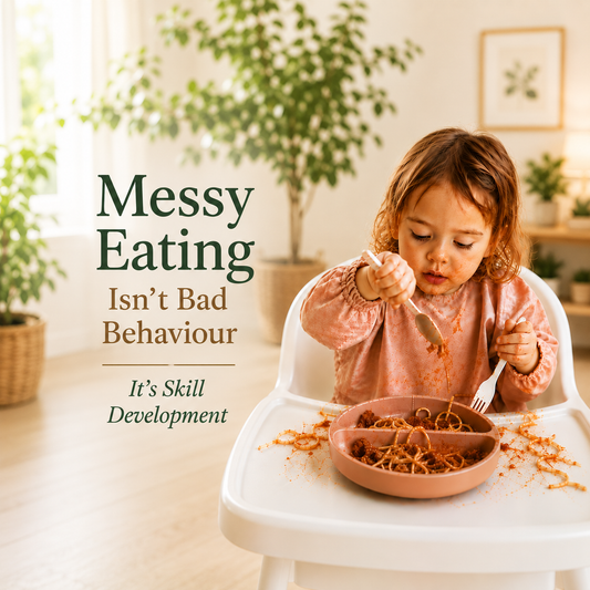 Messy Eating Isn’t Bad Behaviour — It’s Skill Development
