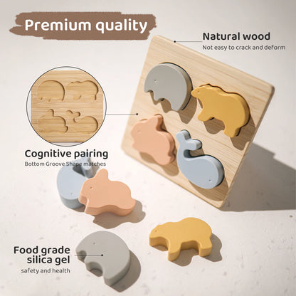 Silicone Animal Jigsaw Puzzle