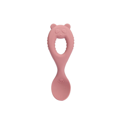 Baby Training Spoon with Teether Grip – Food-Grade Silicone Utensil for Babies