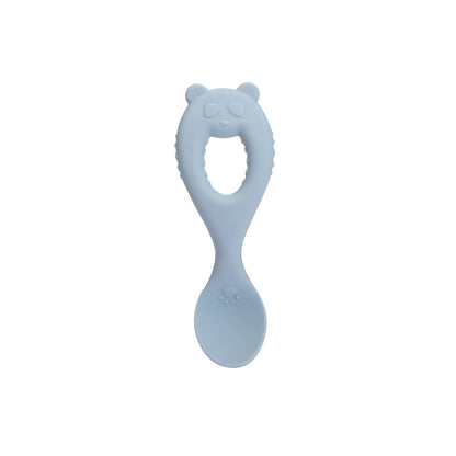 Baby Training Spoon with Teether Grip – Food-Grade Silicone Utensil for Babies