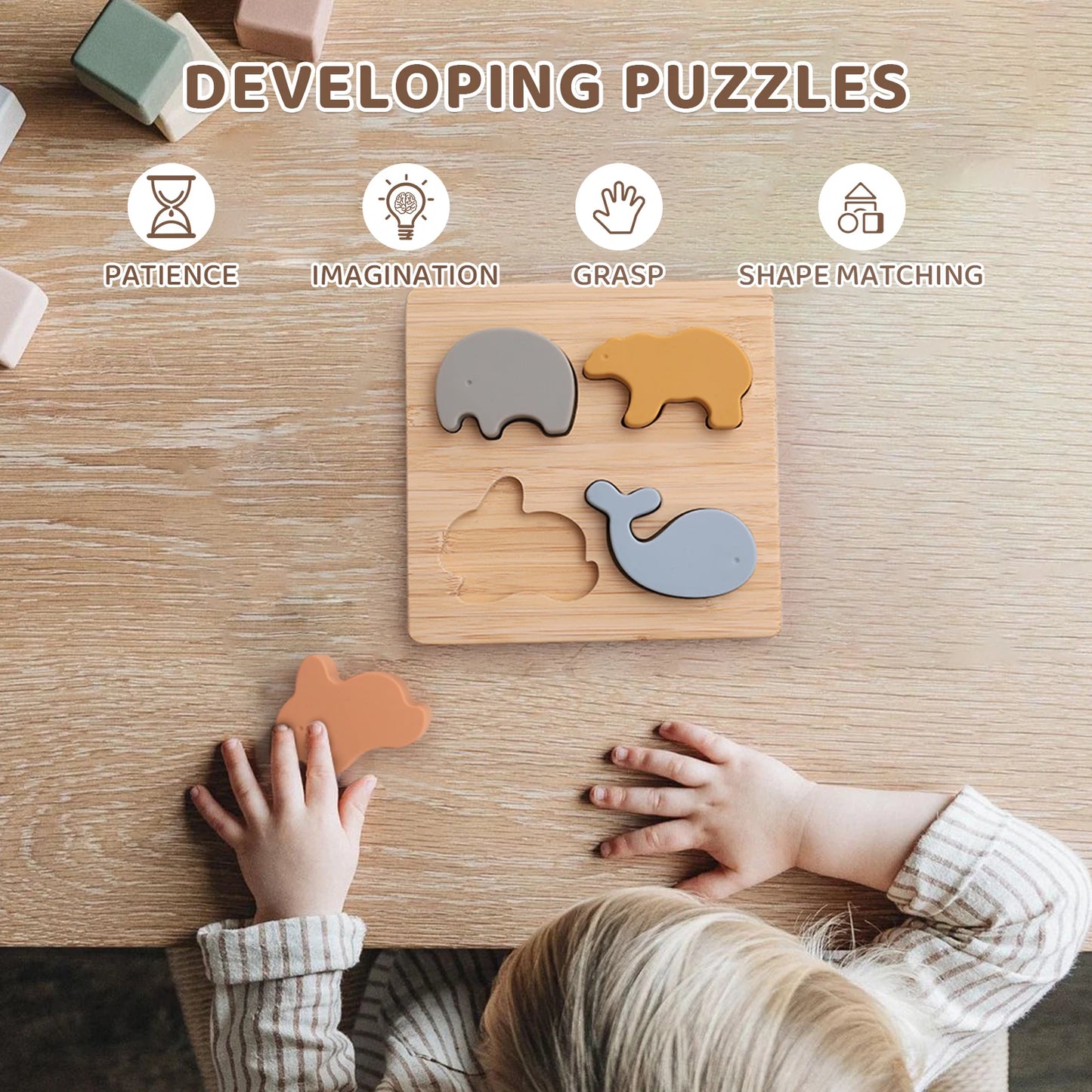 Silicone Animal Jigsaw Puzzle