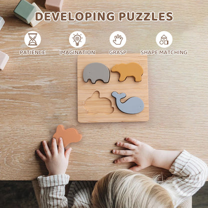 Silicone Animal Jigsaw Puzzle