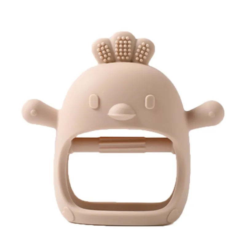 Silicone Teether for Babies – BPA-Free, Textured, Easy Grip Teething Toy