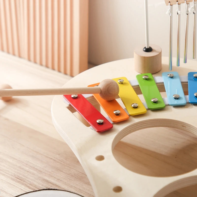 Montessori Wooden Music Set – Toddler Rhythm & Sound Toy for Early Learning