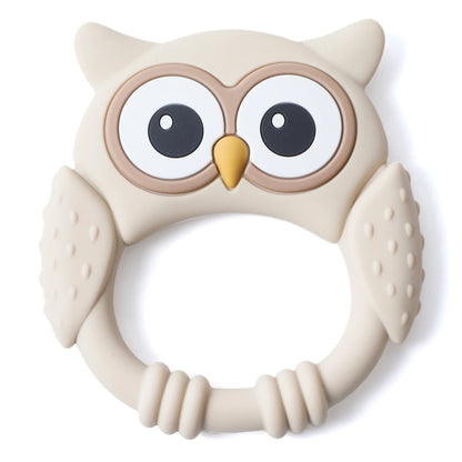 Owl Silicone Teether for Babies – BPA-Free, Food-Grade Teether