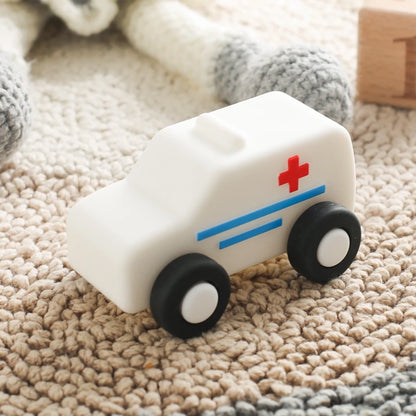 High-Grade Silicone Toy Cars – Assorted Styles for Toddlers