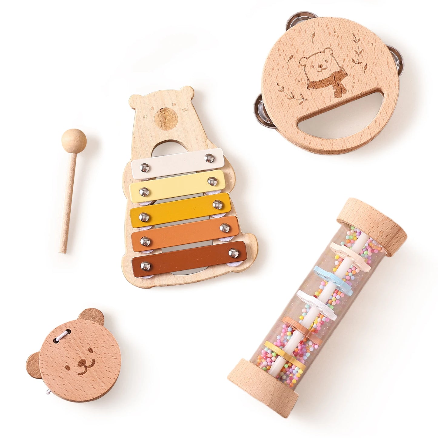 Wooden Baby Musical Instrument Sets – Montessori Rhythm Toys