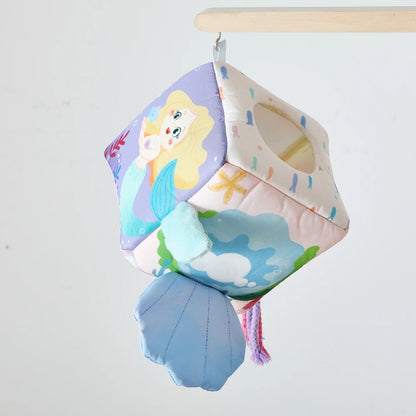 Mermaid Sensory Activity Box – Plush Baby Learning Cube