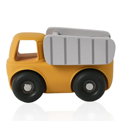 Montessori Toddler Trucks – Silicone Vehicles with Mix & Match Carriages
