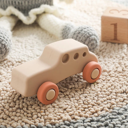 High-Grade Silicone Toy Cars – Assorted Styles for Toddlers