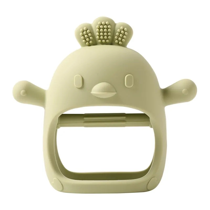 Silicone Teether for Babies – BPA-Free, Textured, Easy Grip Teething Toy