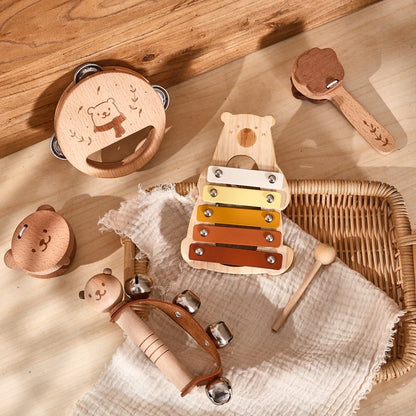 Wooden Baby Musical Instrument Sets – Montessori Rhythm Toys