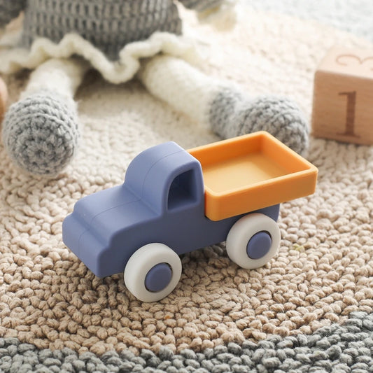High-Grade Silicone Toy Cars – Assorted Styles for Toddlers
