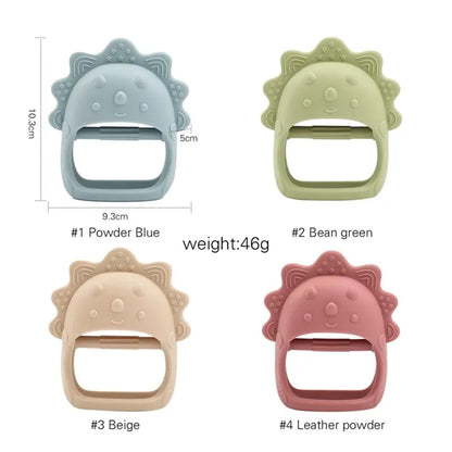 Silicone Teether for Babies – BPA-Free, Textured, Easy Grip Teething Toy