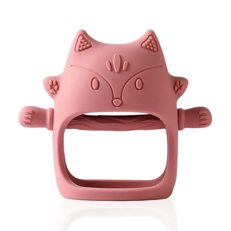 Silicone Teether for Babies – BPA-Free, Textured, Easy Grip Teething Toy