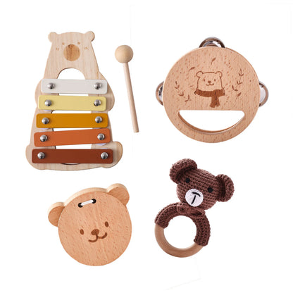 Wooden Baby Musical Instrument Sets – Montessori Rhythm Toys