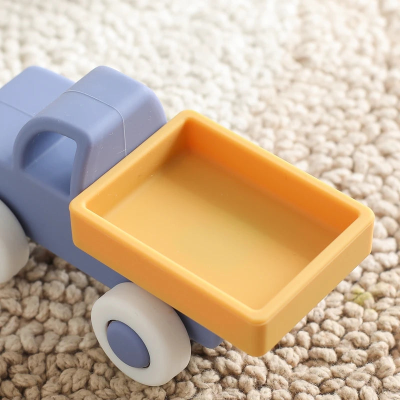 High-Grade Silicone Toy Cars – Assorted Styles for Toddlers