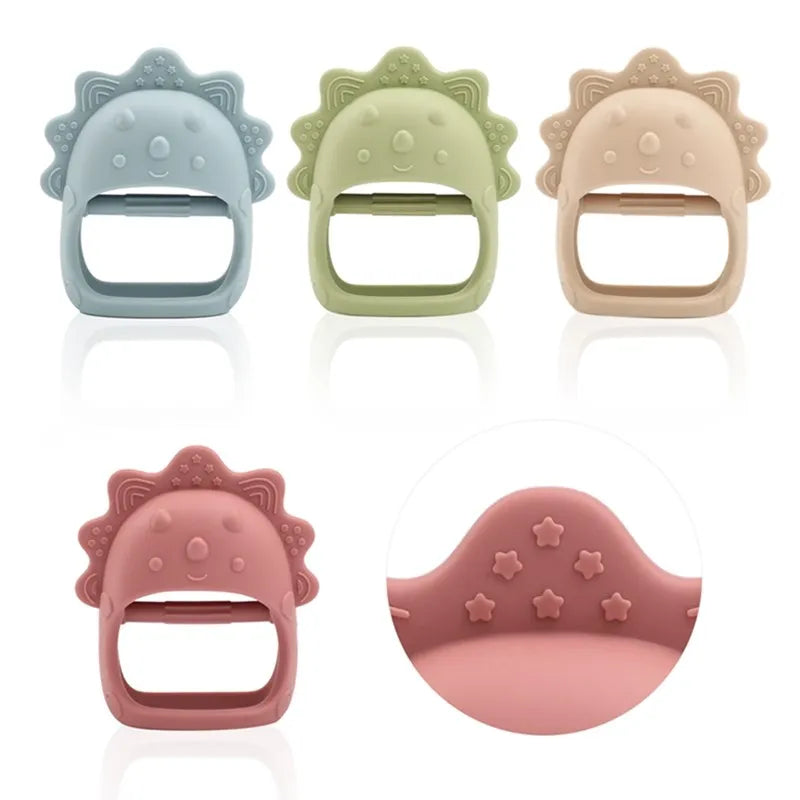 Silicone Teether for Babies – BPA-Free, Textured, Easy Grip Teething Toy