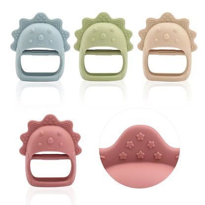 Silicone Teether for Babies – BPA-Free, Textured, Easy Grip Teething Toy