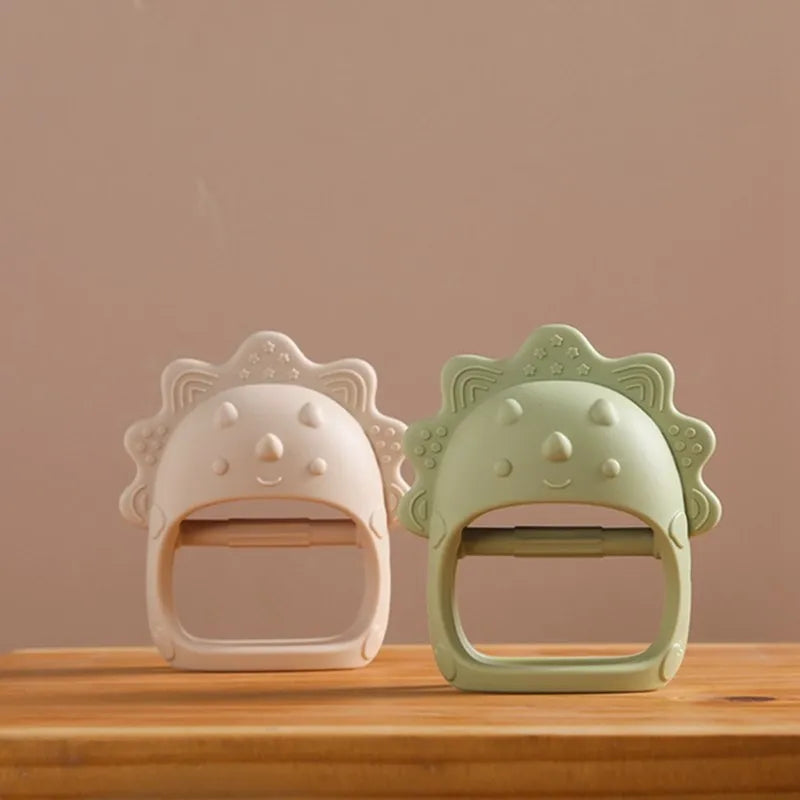 Silicone Teether for Babies – BPA-Free, Textured, Easy Grip Teething Toy