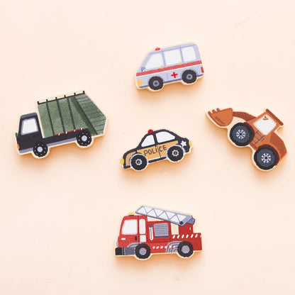 Toddler Learning Puzzle – Chunky Wooden Animal & Vehicle Matching Boards