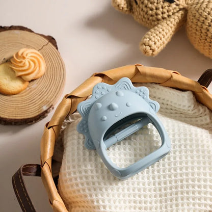 Silicone Teether for Babies – BPA-Free, Textured, Easy Grip Teething Toy