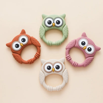Owl Silicone Teether for Babies – BPA-Free, Food-Grade Teether