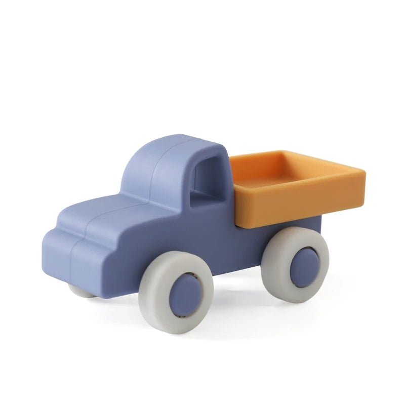 High-Grade Silicone Toy Cars – Assorted Styles for Toddlers