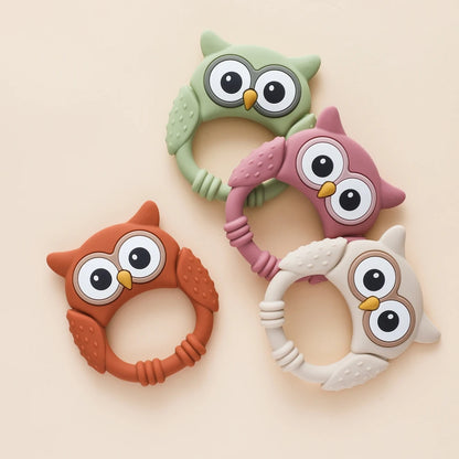 Owl Silicone Teether for Babies – BPA-Free, Food-Grade Teether
