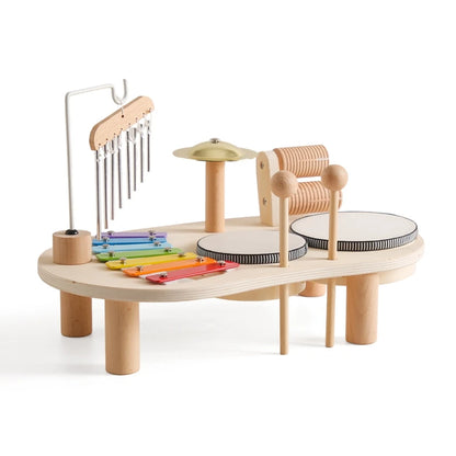 Montessori Wooden Music Set – Toddler Rhythm & Sound Toy for Early Learning