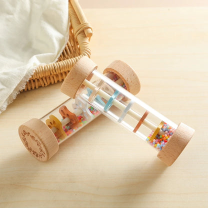 Wooden Rainmaker Toy – Montessori Sensory Shaker for Babies & Toddlers