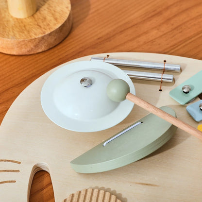 Elephant Wooden Musical Toy – 4-in-1 Montessori Music Board for Toddlers