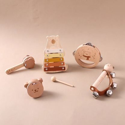 Wooden Baby Musical Instrument Sets – Montessori Rhythm Toys