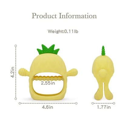Silicone Teether for Babies – BPA-Free, Textured, Easy Grip Teething Toy