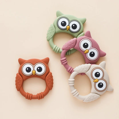 Owl Silicone Teether for Babies – BPA-Free, Food-Grade Teether