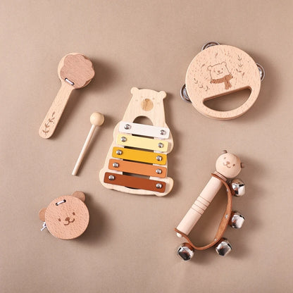 Wooden Baby Musical Instrument Sets – Montessori Rhythm Toys