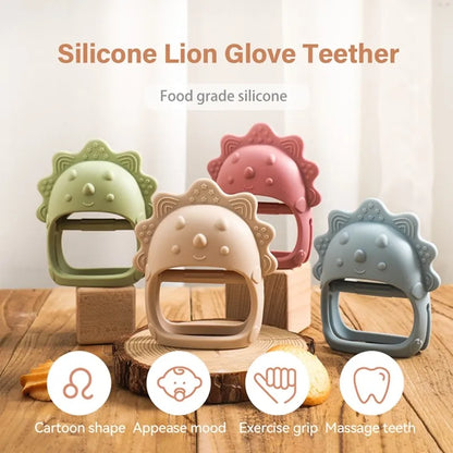 Silicone Teether for Babies – BPA-Free, Textured, Easy Grip Teething Toy
