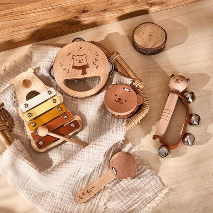 Wooden Baby Musical Instrument Sets – Montessori Rhythm Toys