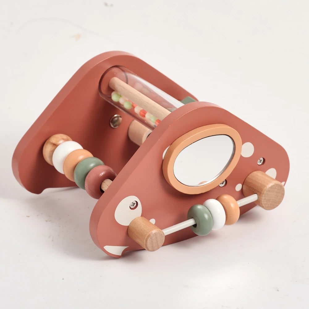 Wooden Mushroom Toy for Toddlers – Montessori Activity Cube