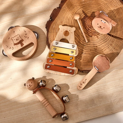 Wooden Baby Musical Instrument Sets – Montessori Rhythm Toys