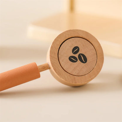 Barista Play Set – Montessori Wooden Coffee Maker Toy
