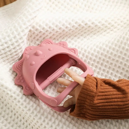 Silicone Teether for Babies – BPA-Free, Textured, Easy Grip Teething Toy