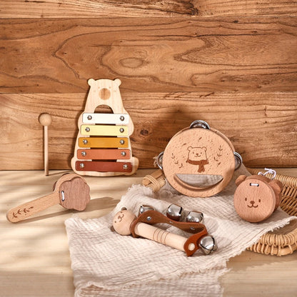 Wooden Baby Musical Instrument Sets – Montessori Rhythm Toys