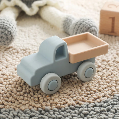 High-Grade Silicone Toy Cars – Assorted Styles for Toddlers
