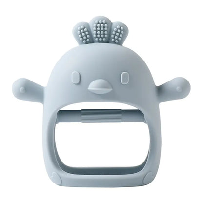 Silicone Teether for Babies – BPA-Free, Textured, Easy Grip Teething Toy
