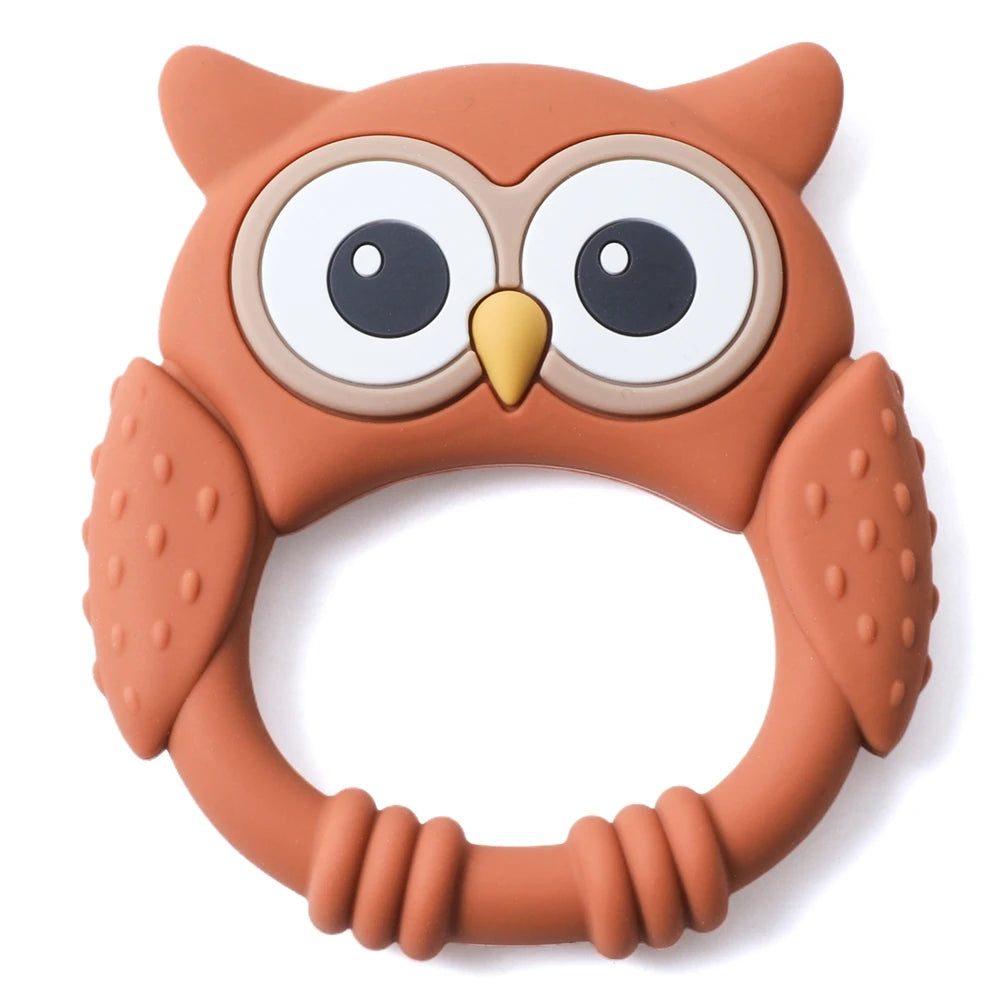 Owl Silicone Teether for Babies – BPA-Free, Food-Grade Teether